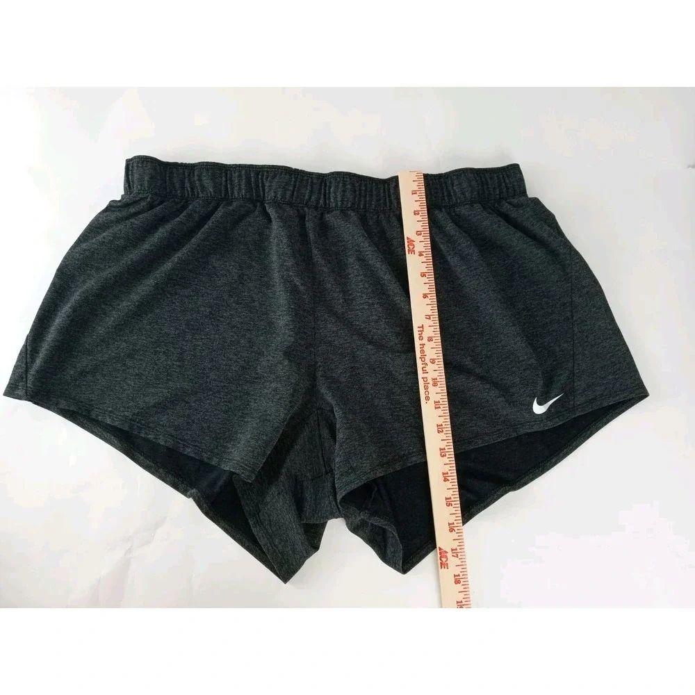 Nike Dri-Fit Athletic Shorts‎ Drawstring Waist Black Women's Sz 2X